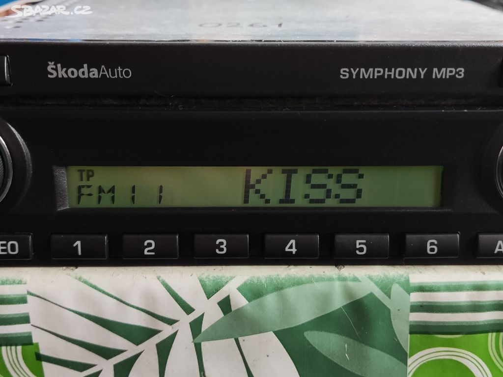 Originální autorádio SKODA Symphony CD/MP3 Octavia