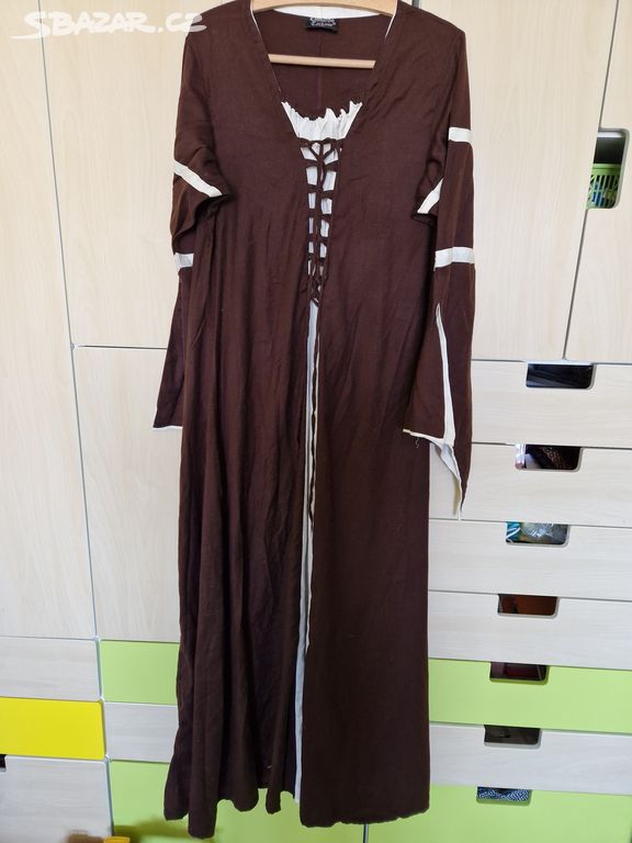 Středověké dámské šaty, středověký kostým, LarpXXL