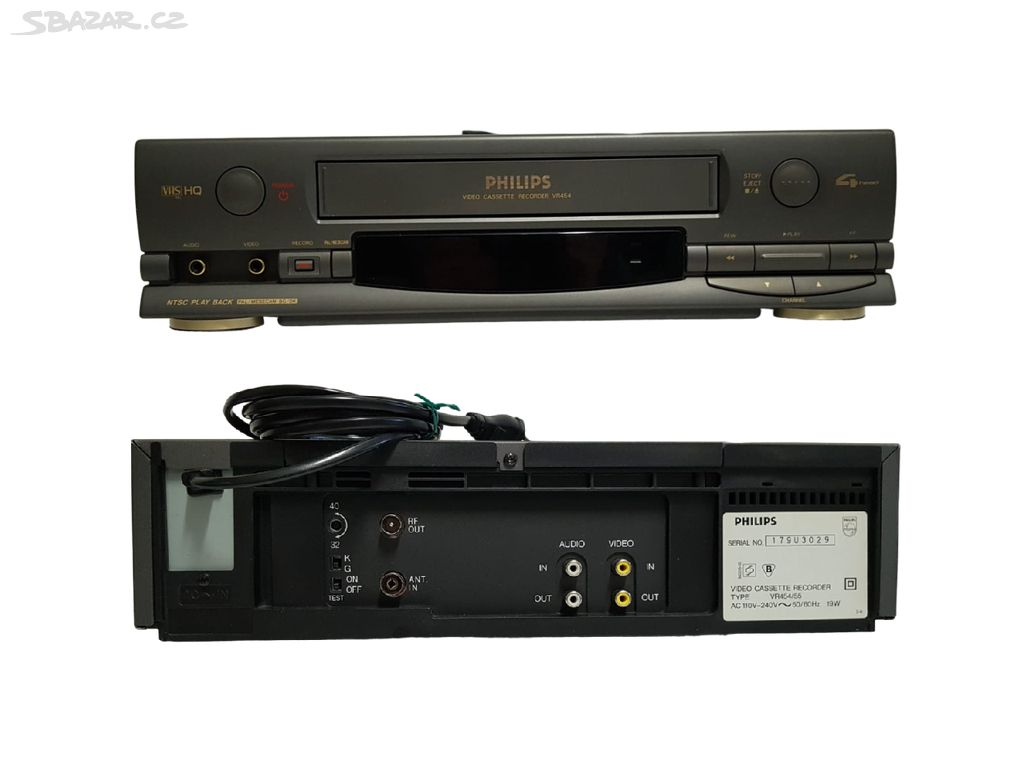 VHS videorekordér Philips VR454/55