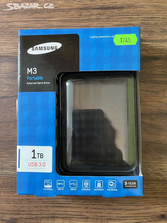 Externí disk 1 TB Samsung
