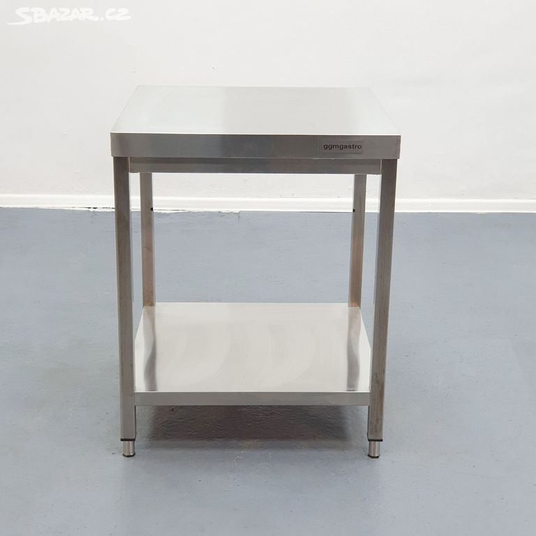 Nerezový stůl 70x70x90 cm