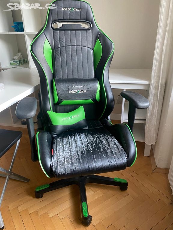 Herní židle DXracer do 100 kg - používaná