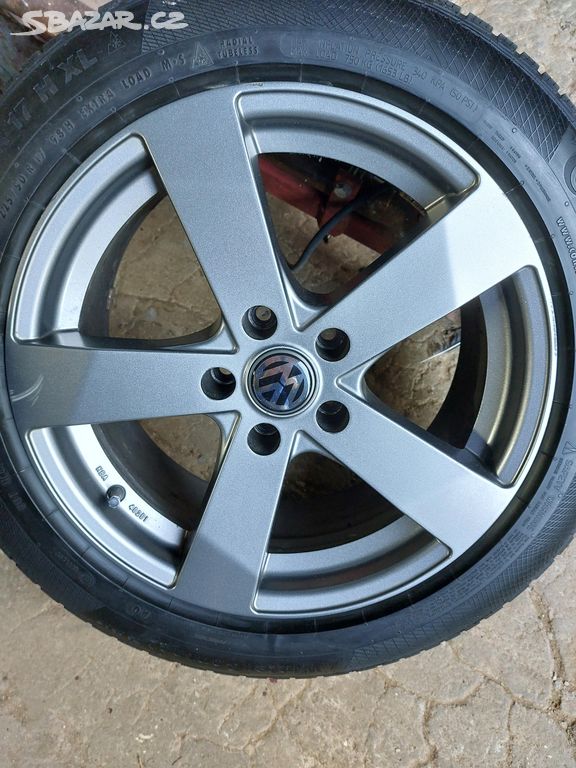 Litá kola 17" Audi komplety Al