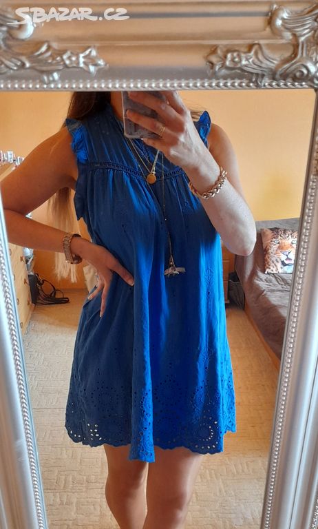 New Collection modré Madeira šaty