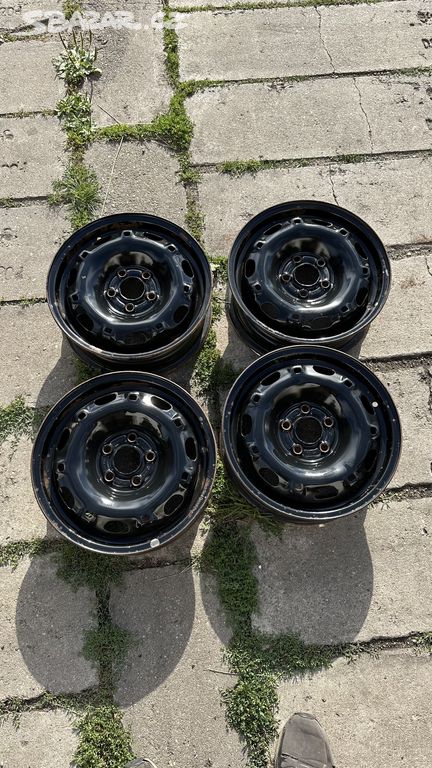 4x plechové disky 5Jx14 ET35 5x100 Fabia,Polo