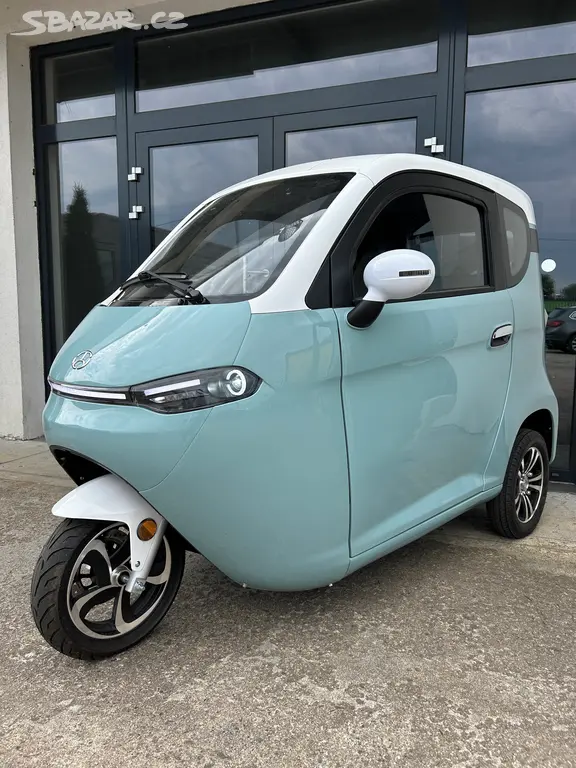 Elektrická Tříkolka 2000W bez ŘP 60V 58AH tyrk.
