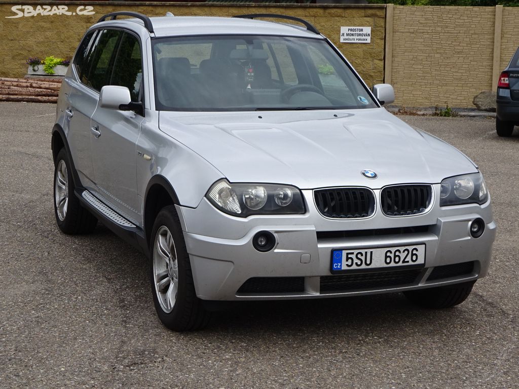 BMW X3 3.0D 4x4 r.v.2004 (150 kw)