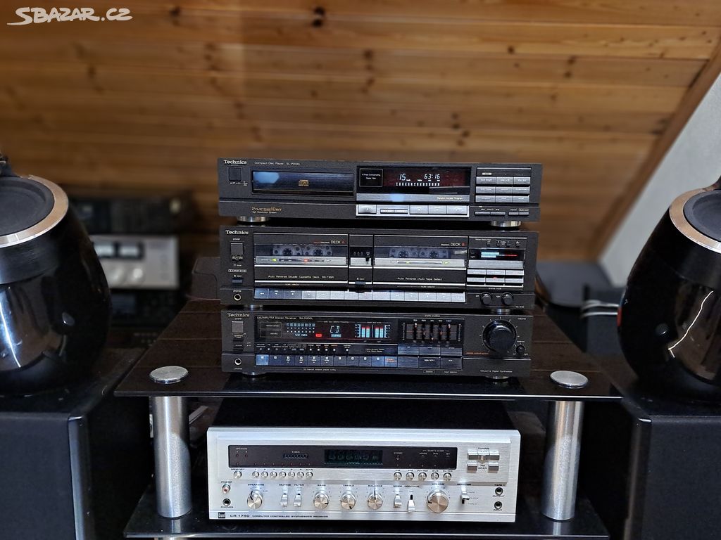 Technics hifi sestava SA-R230,RS-T55R DBX,SL-P202A