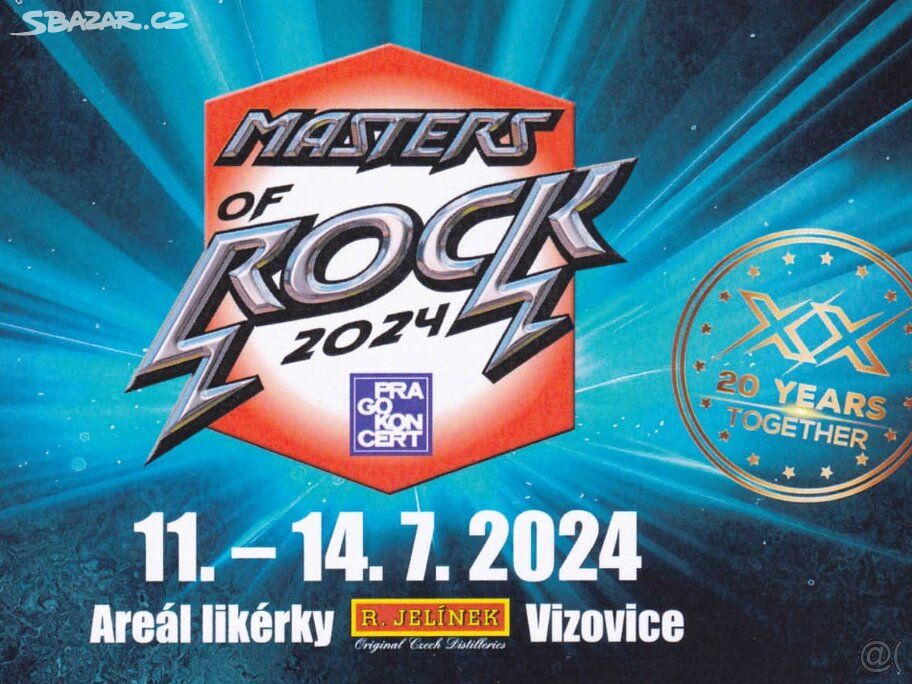 Lístky na Masters Of Rock Vizovice 11-14.7 2024