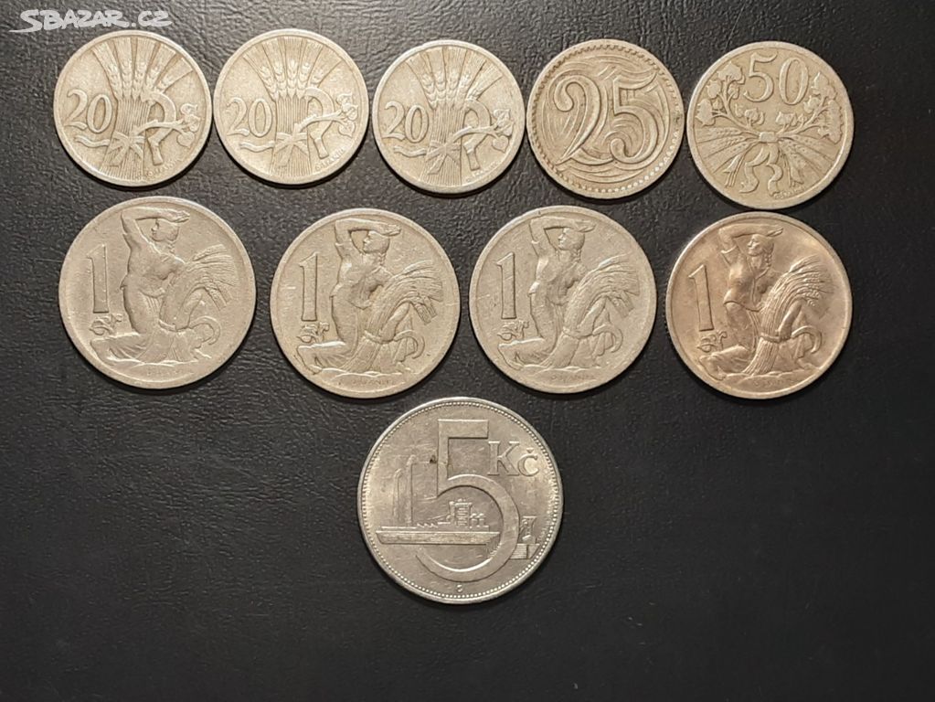 Mince-1.republika 10ks-sbírka