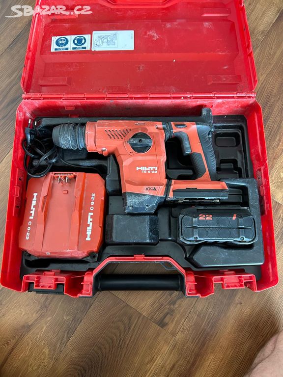 Set Hilti Nuron Aku vrtací kladivo TE 6-22//2023