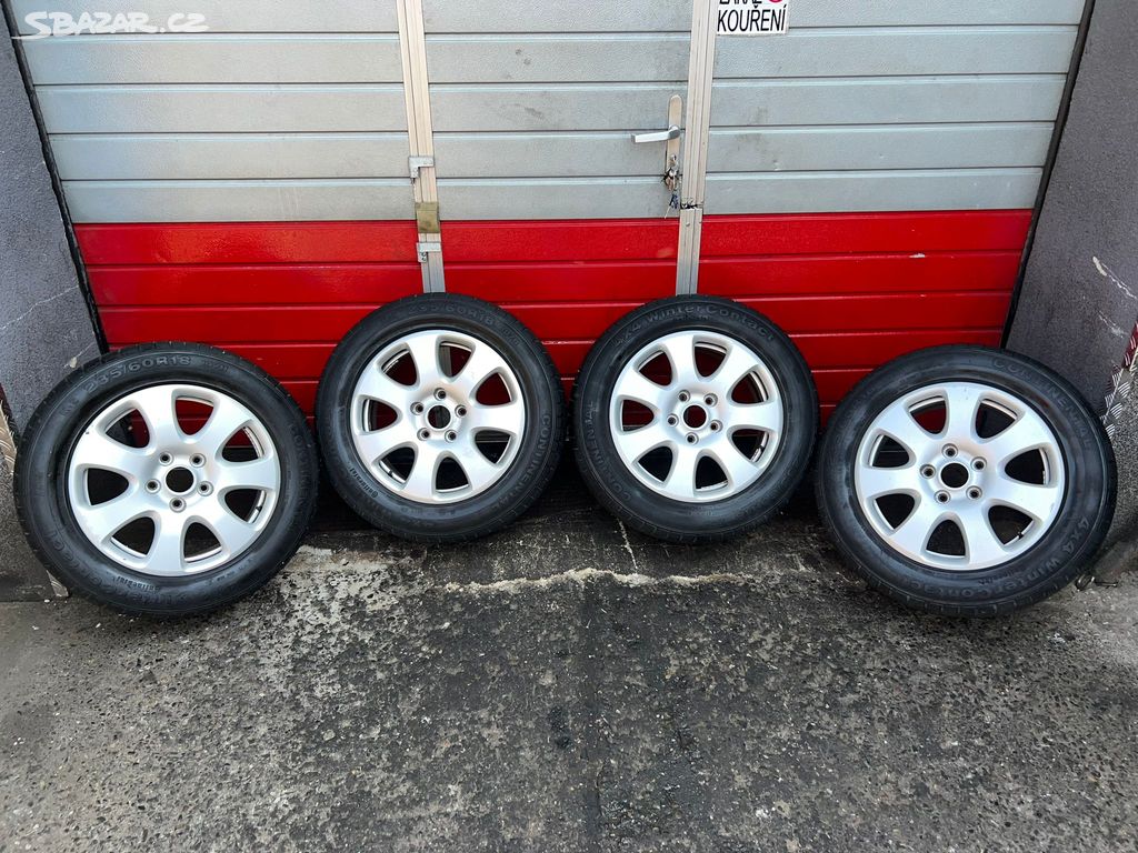 ALU kola Audi 18" 7,5J ET53 zimní pneu 235/60/R18