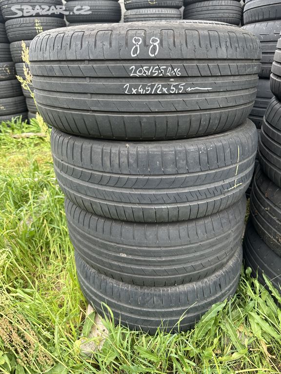 VÝPRODEJ !! 4x letní pneu 205/55 R16