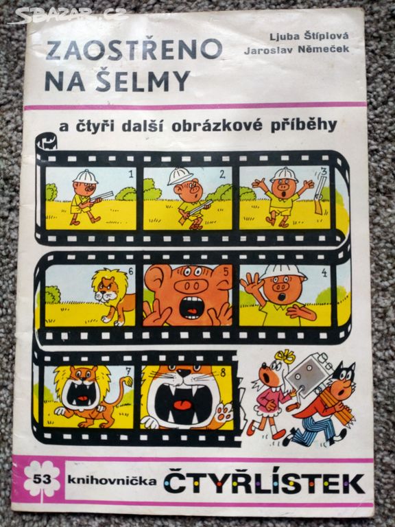 Čtyřlístek číslo 53 - 1976 -Zaostřeno na šelmy