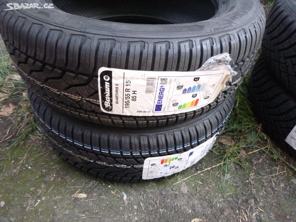 2x nové celoroční pneu barum 195/55 r15