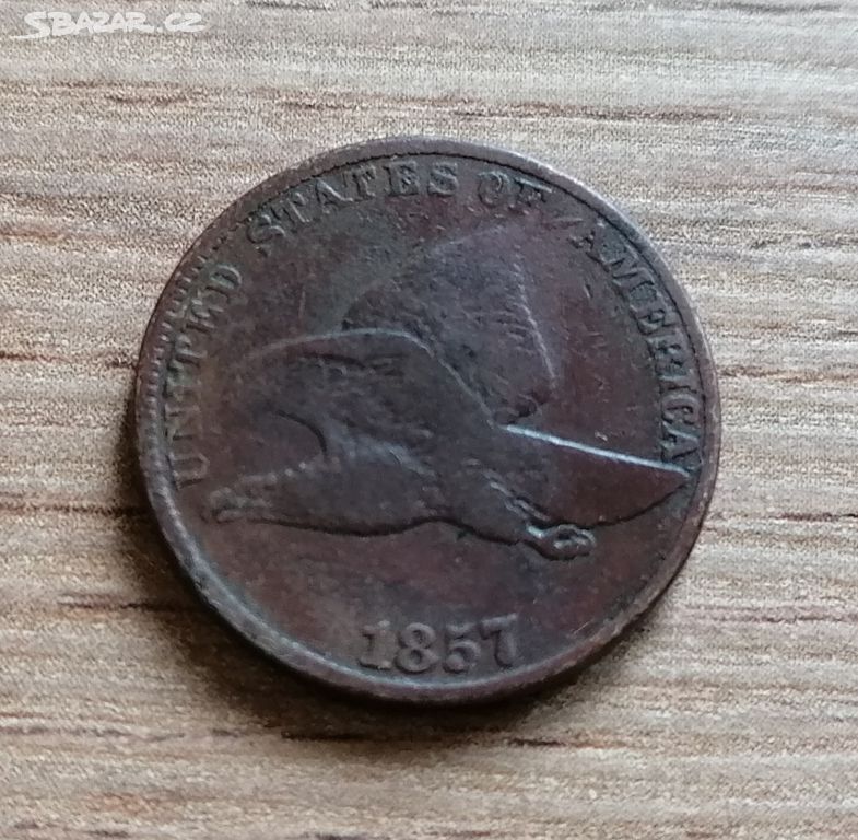 USA 1 Cent 1857 mince Spojené státy Americké
