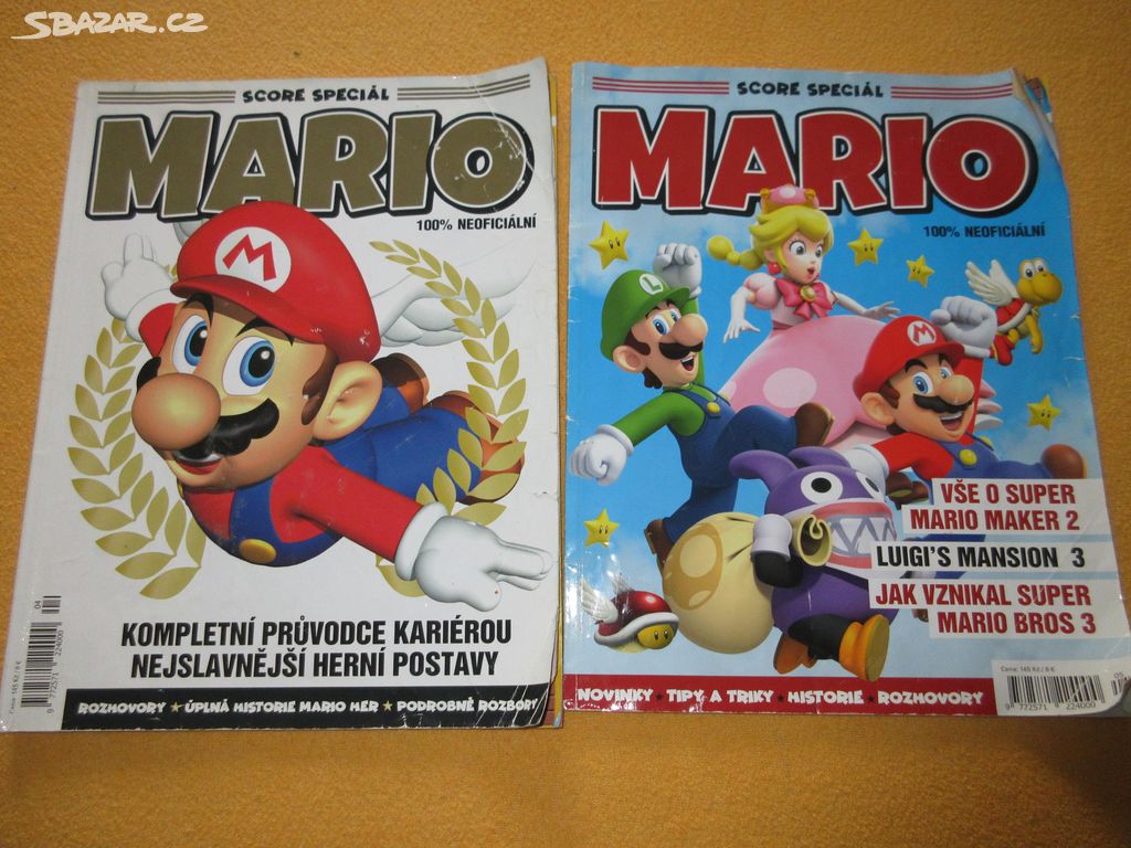 MARIO - SCORE SPECIÁL - 2 čísla.