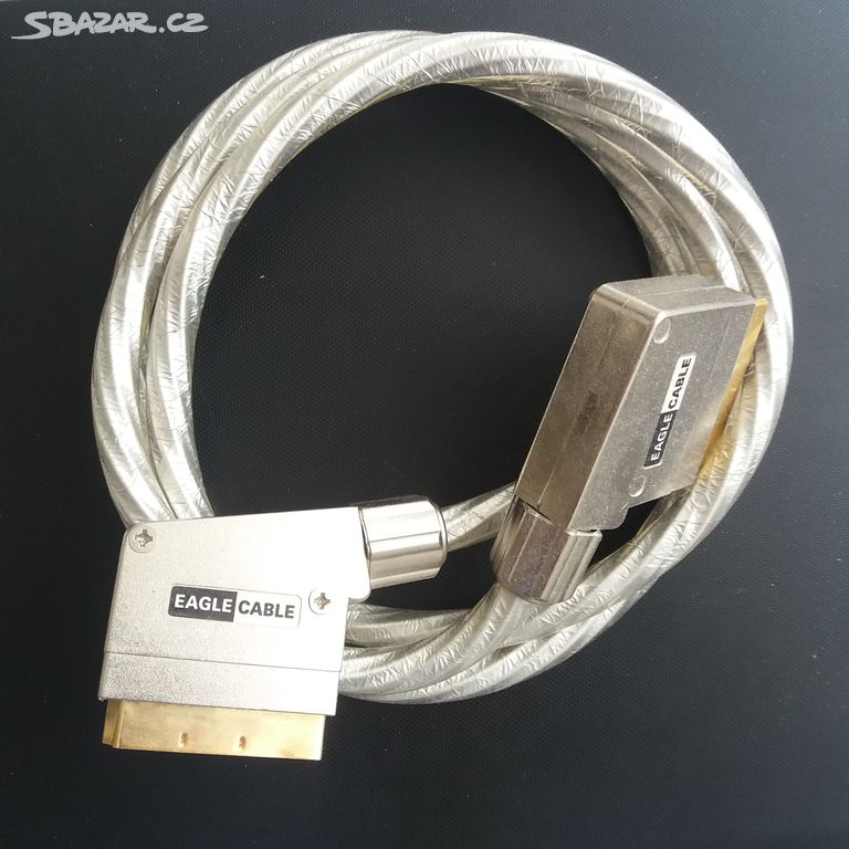 high-end kabel scart-scart 21pin stíněný 135 cm