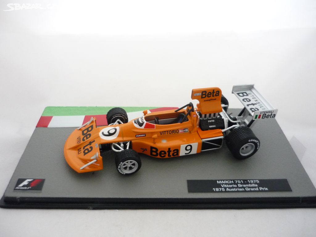 March 751 GP 1975 Brambilla Formule F1 Altaya 1/43