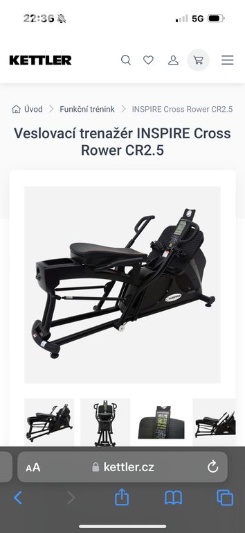 Veslovací trenažér Cross Rower CR2.5