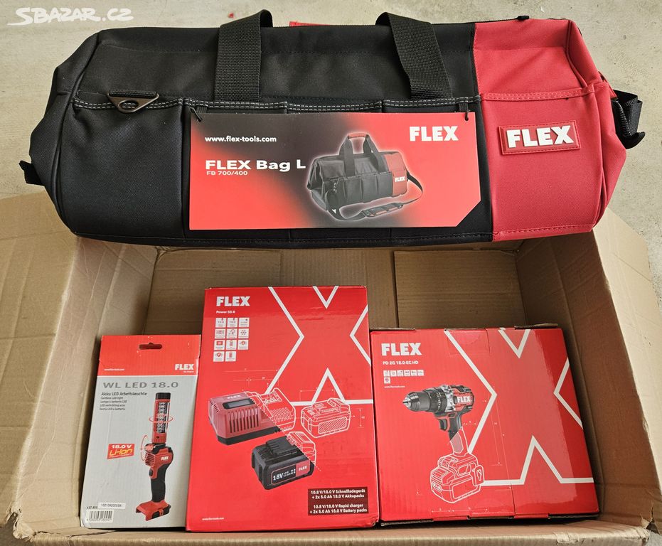 Aku příklepová vrtačka 18V FLEX PD 2G 18.0-EC-HD