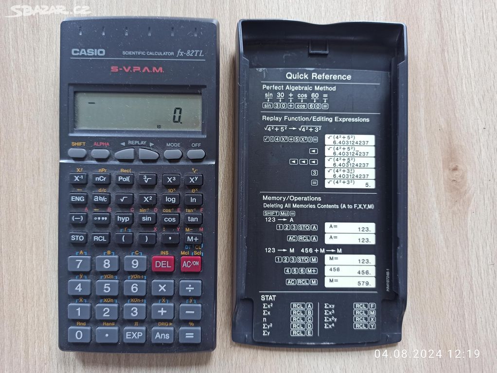 Vědecká kalkulačka Casio FX 82TL