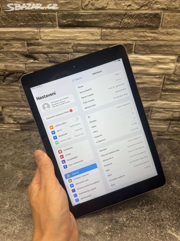 iPad 6 2018 32GB Space Gray se SIM