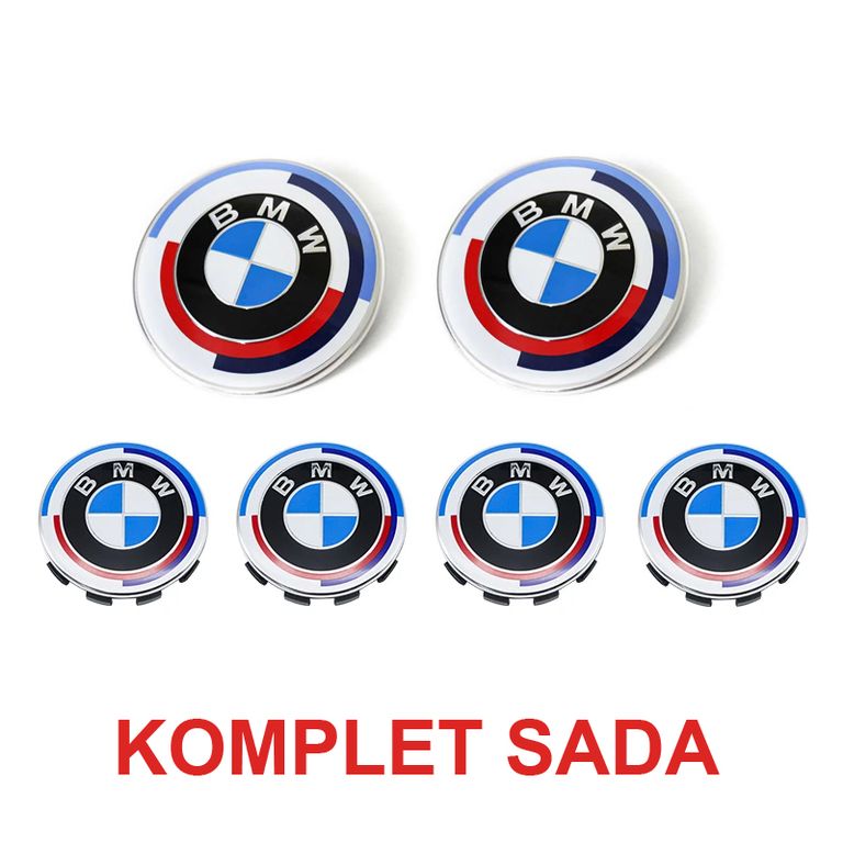 BMW SADA znaků a pokliček - 50th Anniversary