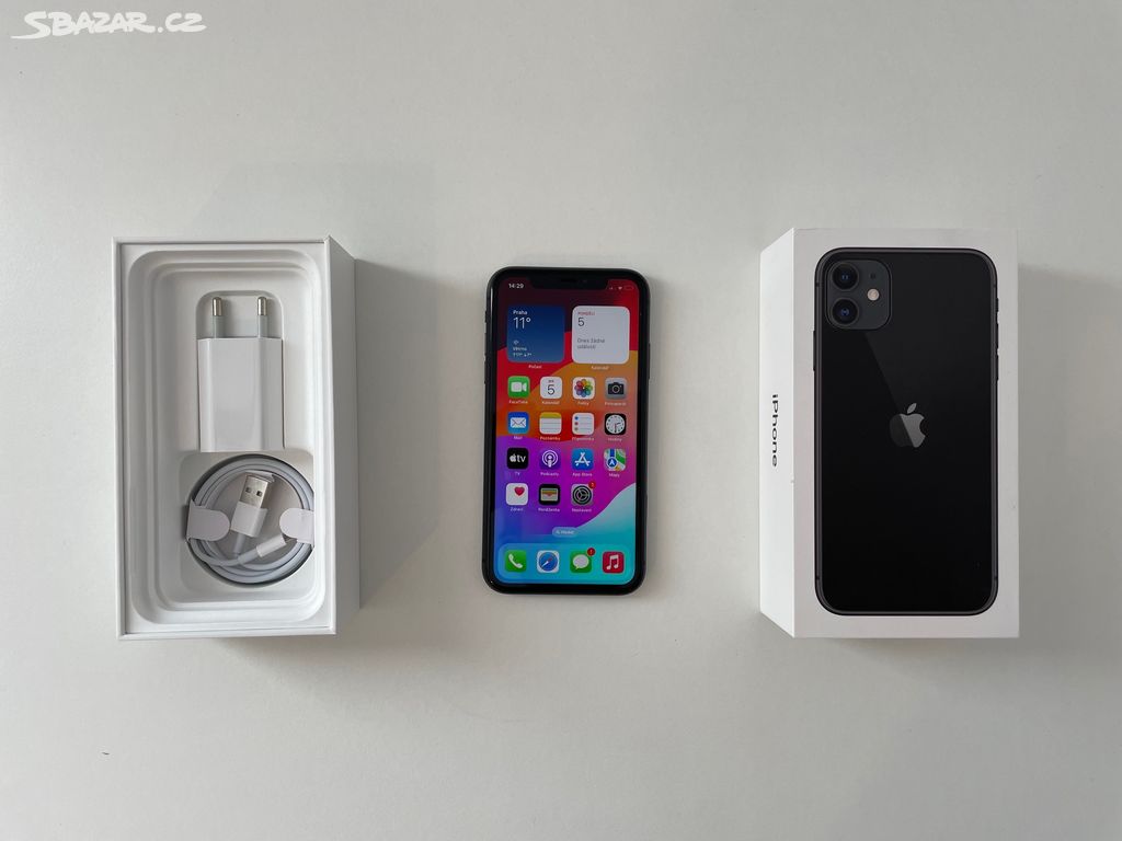 iPhone 11 128GB Black - záruka, faktura -jako nový