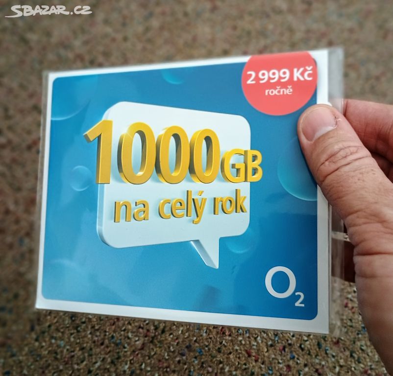 sim karta Datamanie ROK - 1000gb