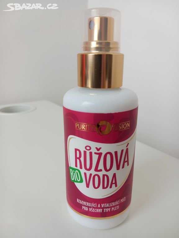 PURITY VISION BIO RŮŽOVÁ VODA 100 ml (nová)