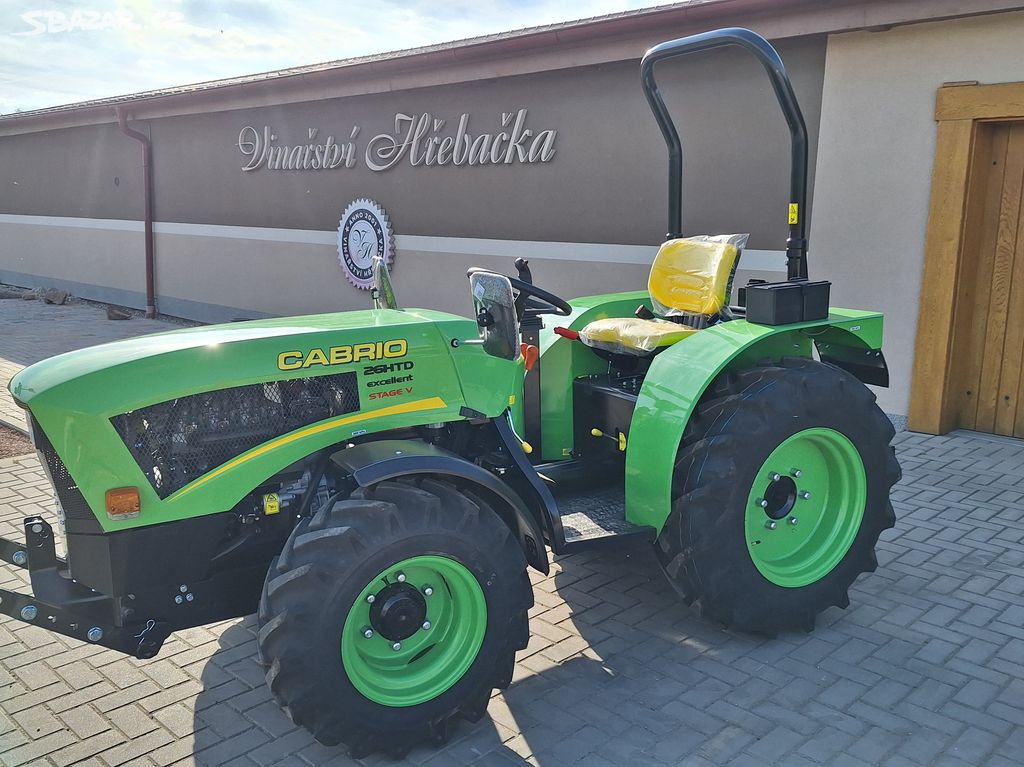 malotraktor CABRIO 26 HTD NOVÝ TOP výbava