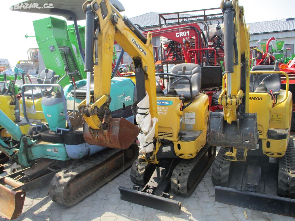 Minibagr Yanmar SV-08 800kg pěkný stav 2