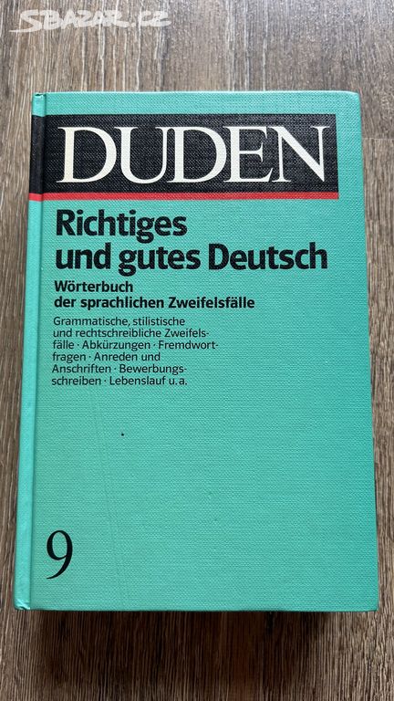 DUDEN 9 Richtiges und gutes Deutsch slovník