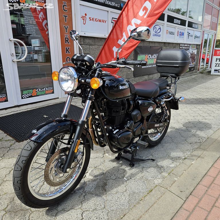 Benelli Imperiale 400, původ ČR, 1. majitel,1xkufr