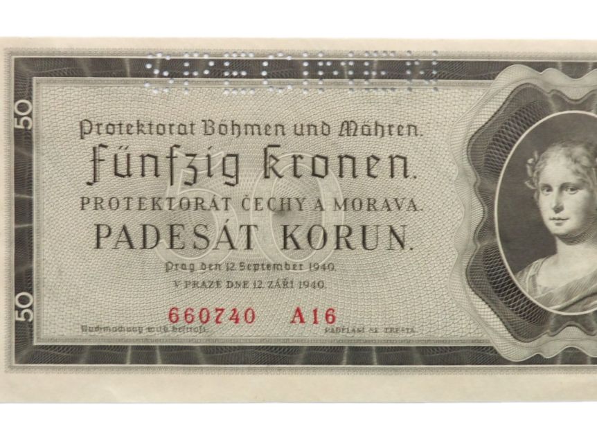 Protektorát Čechy a Morava - 50 korun - 1940