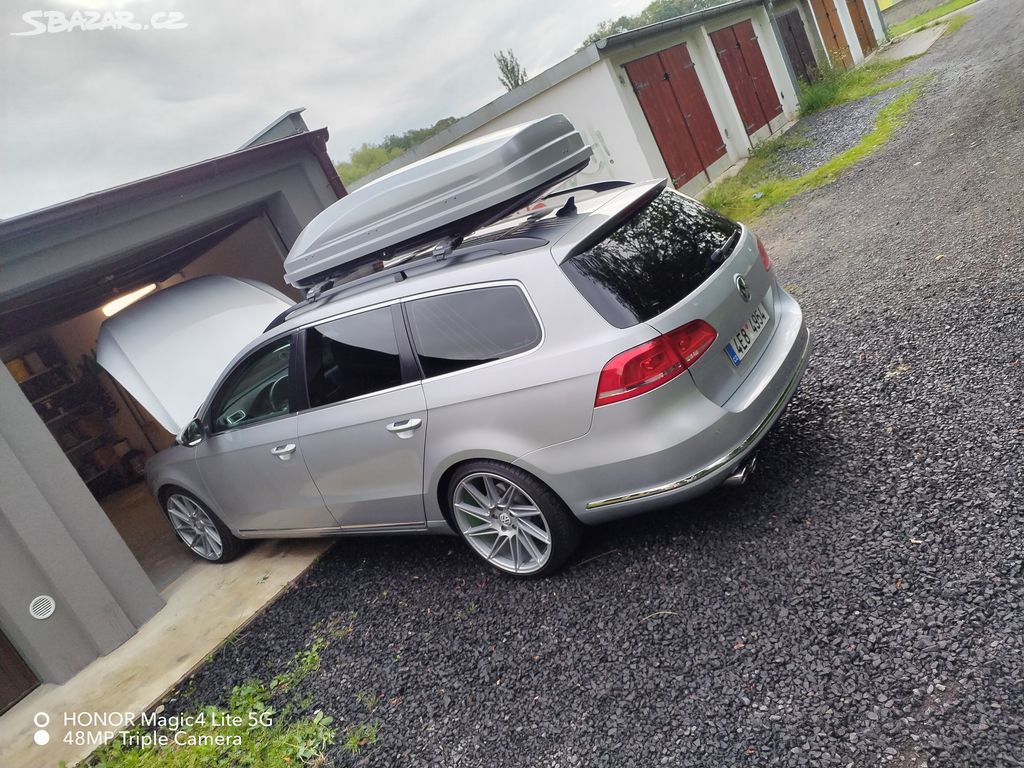 Příčníky Thule Střešní box Hakr Passat b7 variant