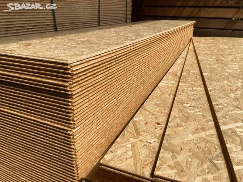 Osb desky nové zabalené 2500x625mm 12,15,18,22mm