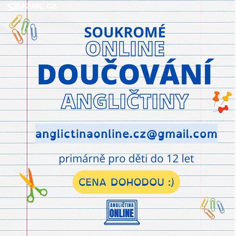 ONLINE soukromé doučování angličtiny