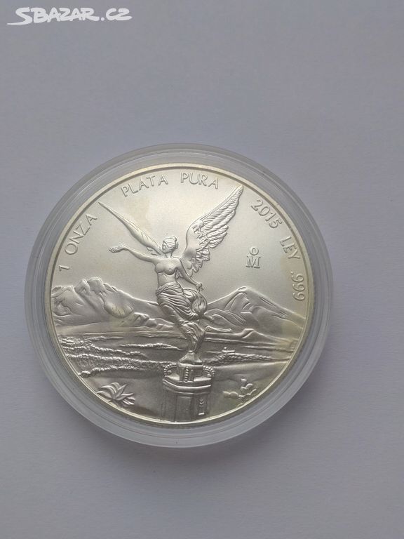 Ag mince 1 Oz Mexická Libertad 2015