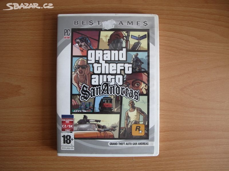 Hra GTA San Andreas pro PC.