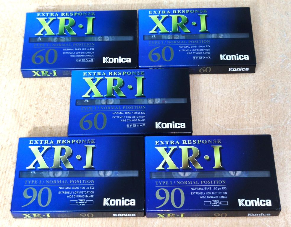 Audio kazety KONICA XR1 60/90 Normál