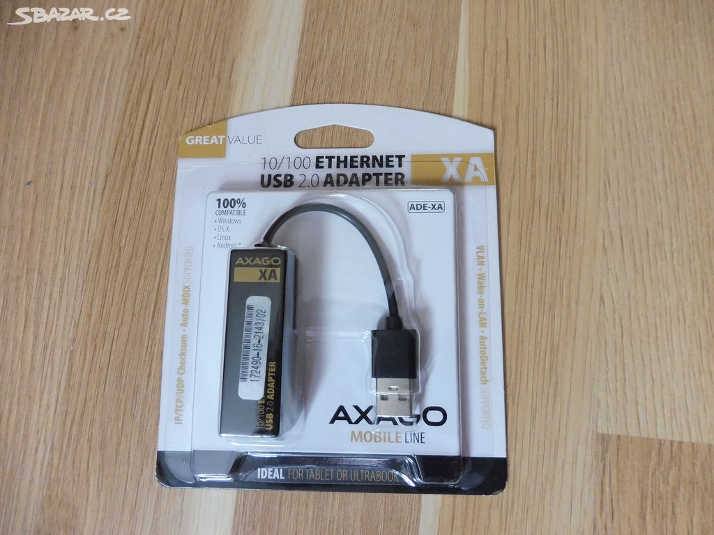 USB Ethernet adaptér