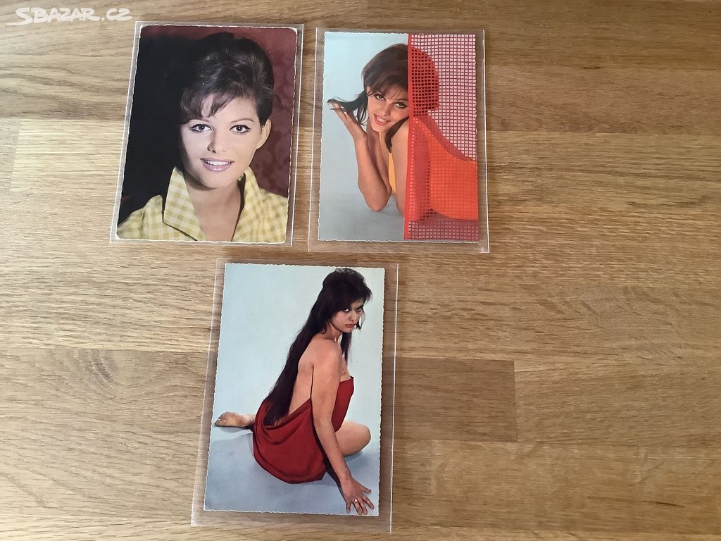 Pohlednice, pohled Claudia Cardinale