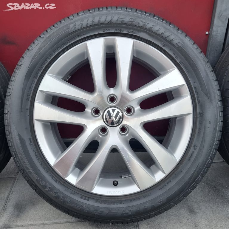 18"HEZKÁ LETNÍ OBUTÁ ALU KOLA 5x112 ORIG VW TIGUAN