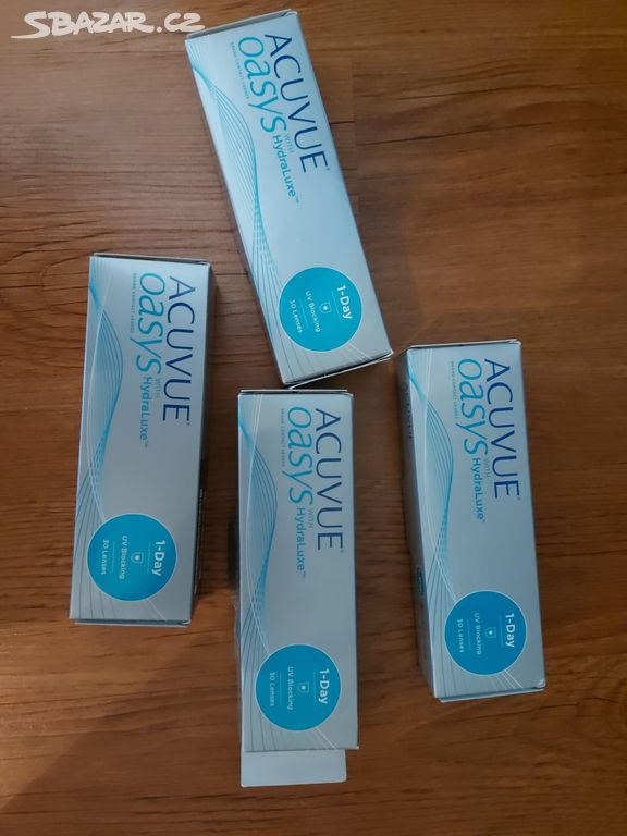 kontaktní čočky Acuvue Oasys HydraLuxe +3 dioptrie