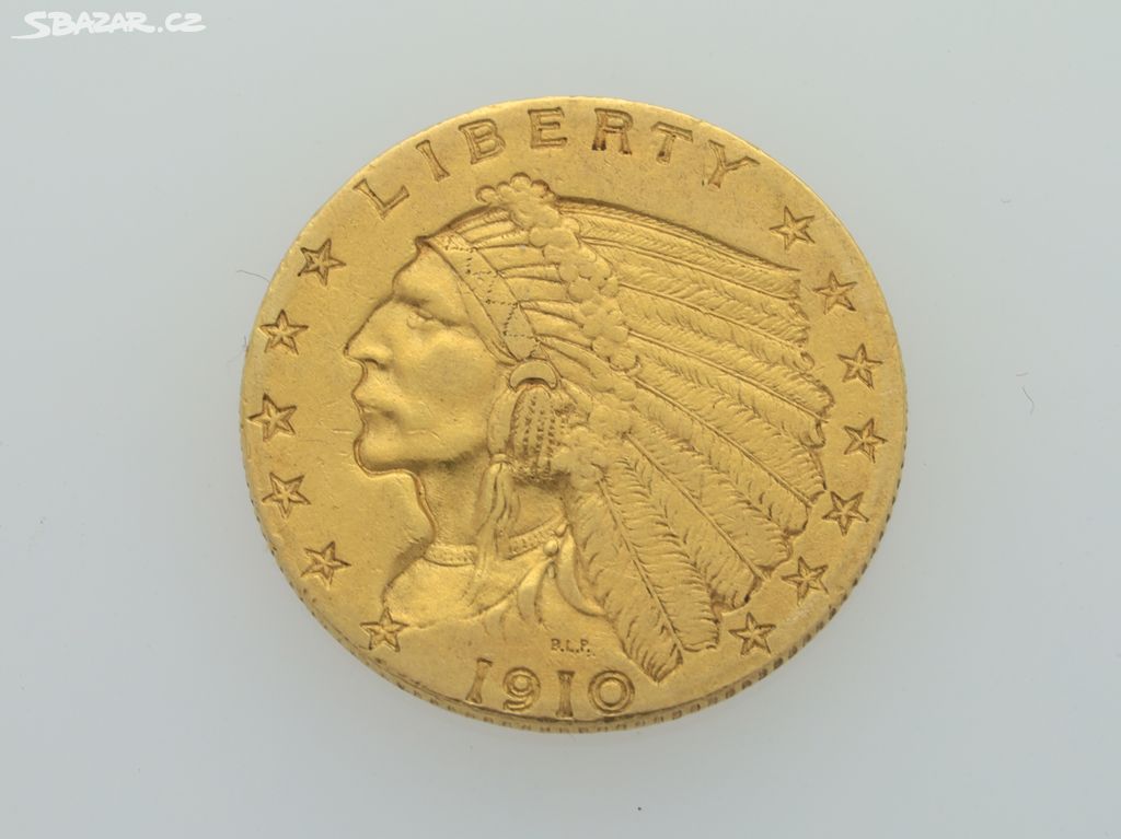 2 Dollars "Indian Head - Quarter Eagle" 1910