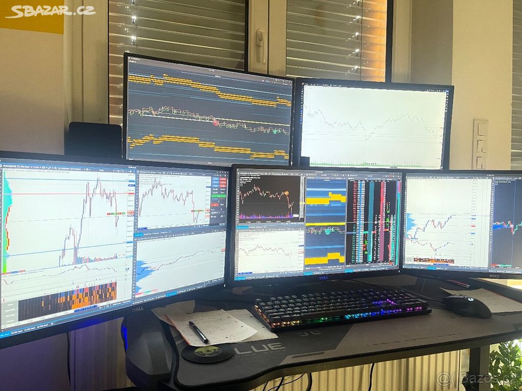 Monitor Dell P2417H - 3x + Stojan na 3 monitory