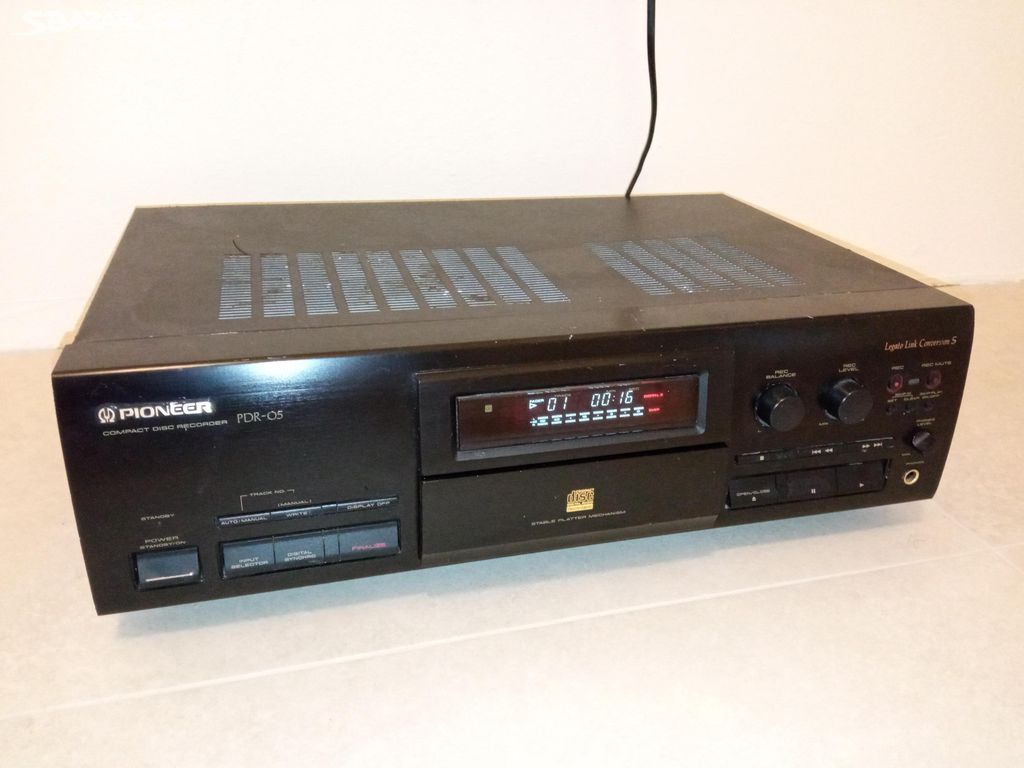 CD PŘEHRÁVAČ/REKORDÉR PIONEER PDR-05 K SERVISU