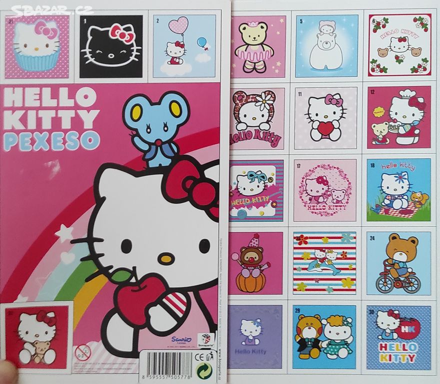 Nové pexeso Hello Kitty